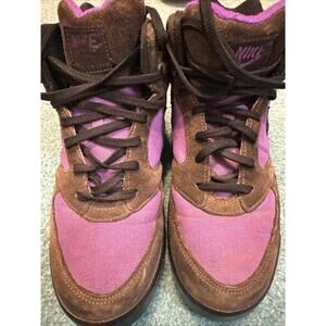 Nike ACG Vintage Womens 9 Purple Brown Suede Trail Hiking Shoes 920204 SE 90s
